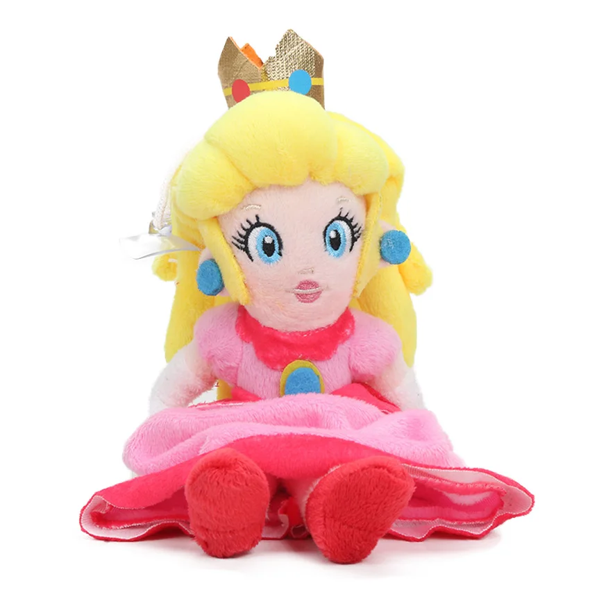 Супер Марио Плюшевые игрушки 6-25 см Luigi Сухие Кости жаба Йоши Принцесса Персик Дейзи плюшевые игрушки куклы День рождения
