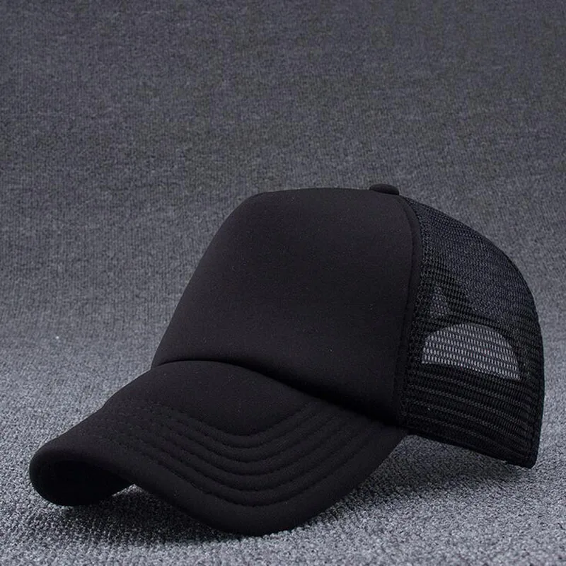 

2017 New Brand high quality leisure snapback hat men women blank baseball cap dad hat Solid net cap men black hip hop hats