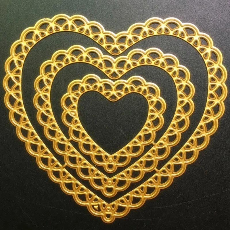 SCD955 металлические Вырубные штампы в форме сердца для детской модели вырубной