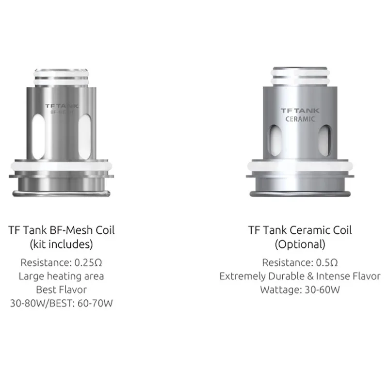 Новый запас оригинальный SMOK TF танк 6 мл атомайзер с баком BF-Mesh катушка верхнее