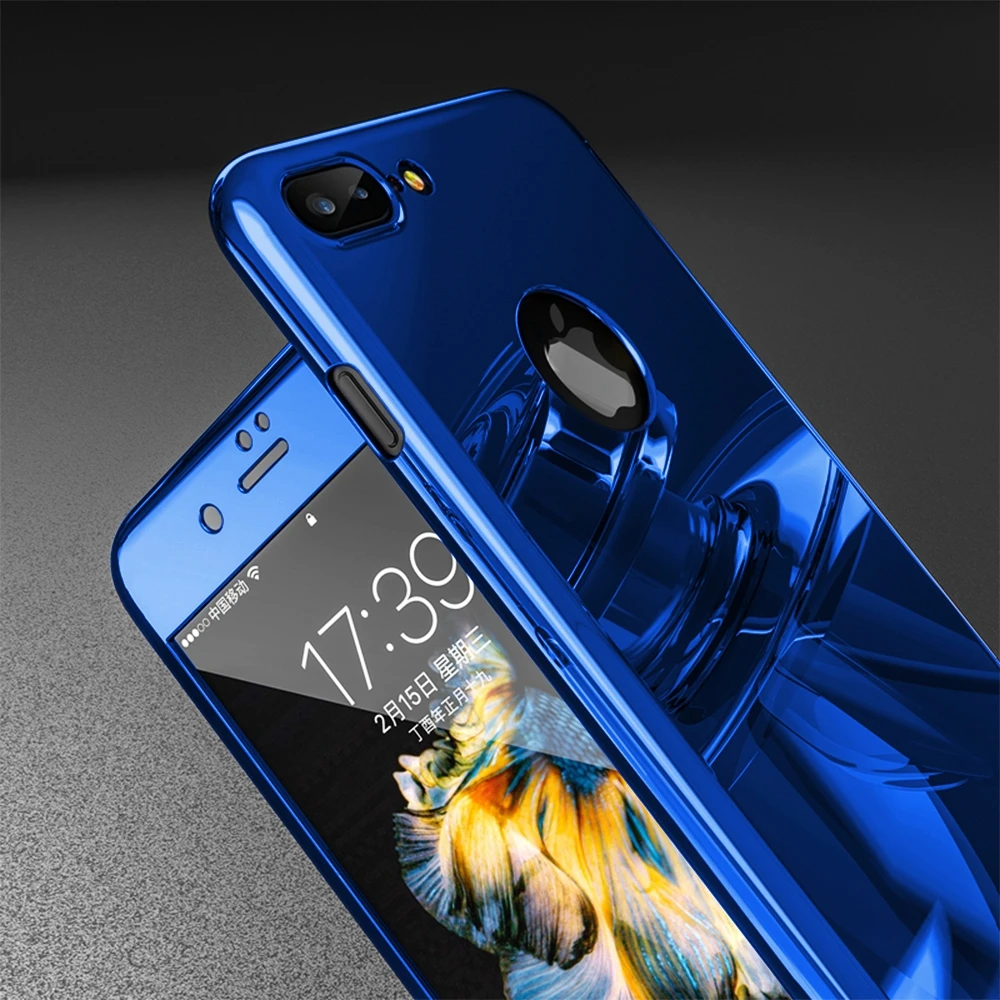 Roybens для iPhone 6 7 Чехол Ультра тонкий глянцевый роскошный блестящий зеркальный