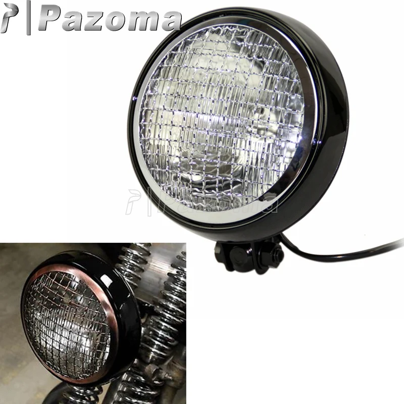 

Фара мотоциклетная 5 3/4 дюйма в ретро-стиле для Harley Chopper Bobber Cafe Racer Scrambler