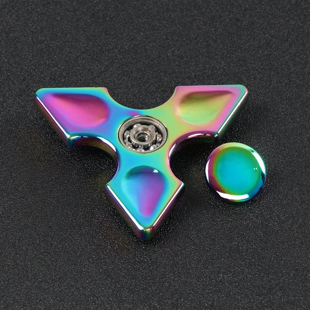 Красочные Спиннеры сплава Радуга металла гироскоп ручной Spinner spiners аутизм СДВГ