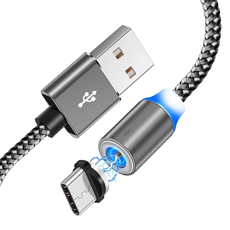 Магнитный usb кабель для зарядки V8 магнитное зарядное устройство и передачи