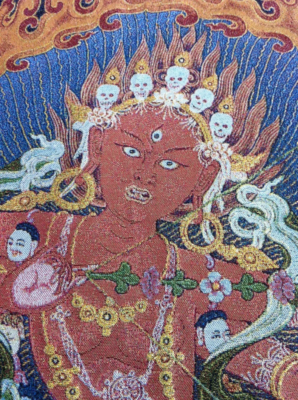 Тибетский Непал тара волосы золотого цвета мечтательный мир богатство thangkas|buddha
