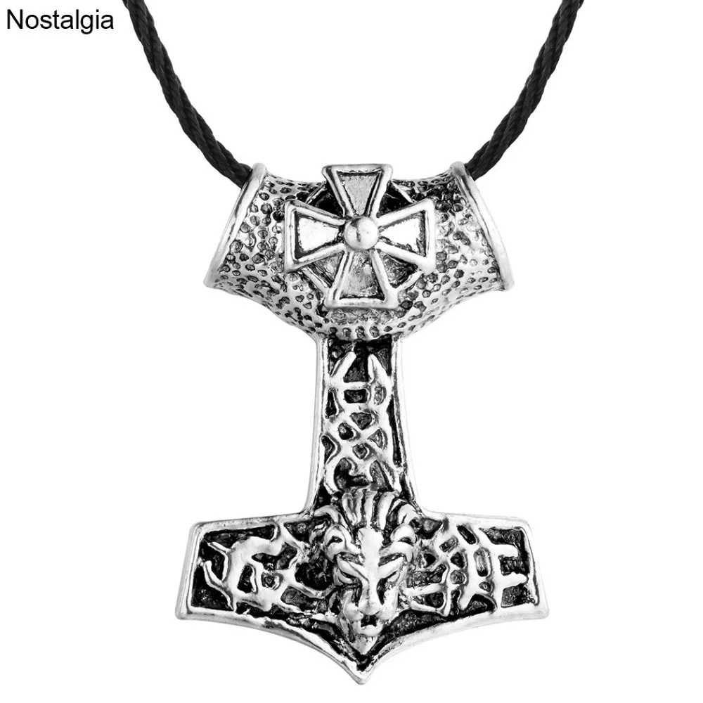 Thor Hammer Mjolnir Тринити узелки Ворон и волк амулет талисман подвеска Wicca языческие