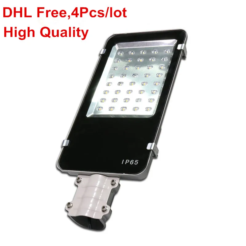 

40W LED Road Lamp Super Bright DC12V DC24V AC85-265V LED Street light Warm White/Cold White Outdoor lighting 4pcs/lot DHL Free