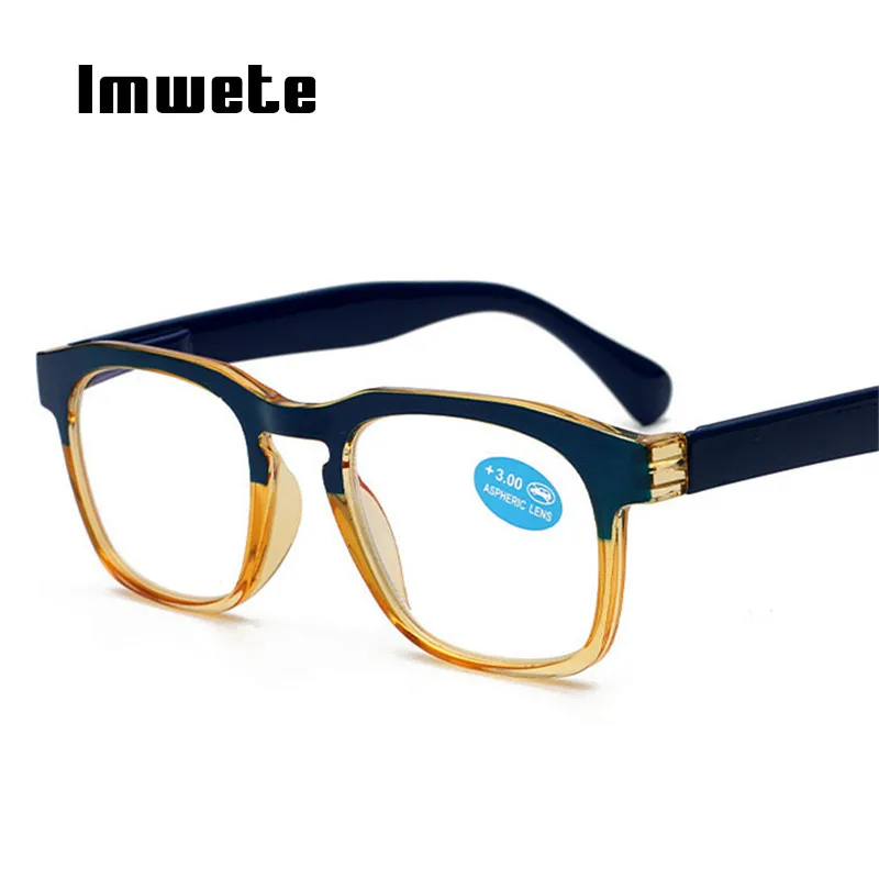 Imwete очки печатных Ноги для чтения Для женщин оптический рецепта очков мужчин
