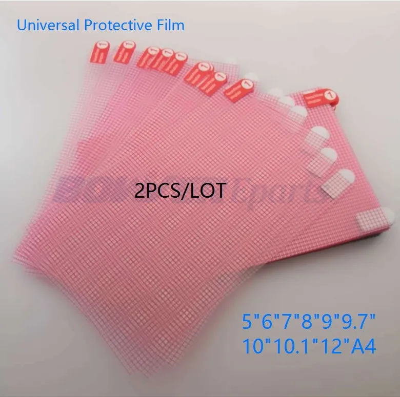 

Clear Soft Tablet PC Screen Protector For Universal 5 6 7 8 9 10 11 12 inch A4 Car GPS Game General Clean Protective Film