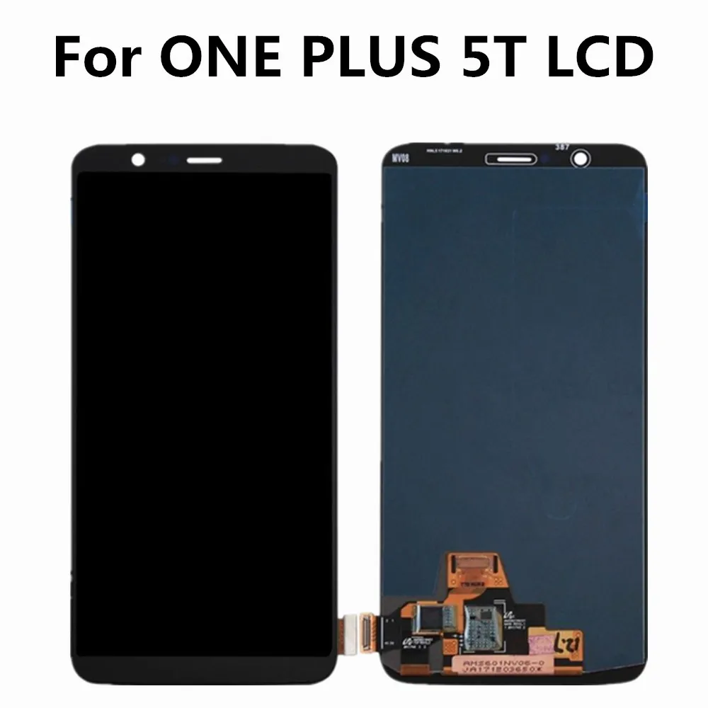 ЖК дисплей для Oneplus 5T A5010 сенсорный экран 2160 х1080 дигитайзер в сборе 6 01 дюйма