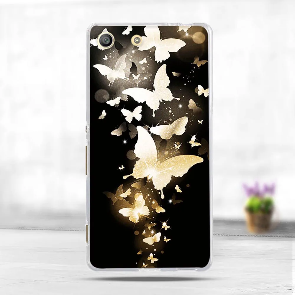 Роскошный 3D Мягкий Силиконовый ТПУ чехол для Sony Xperia M5 E5603 E5606 милый животный