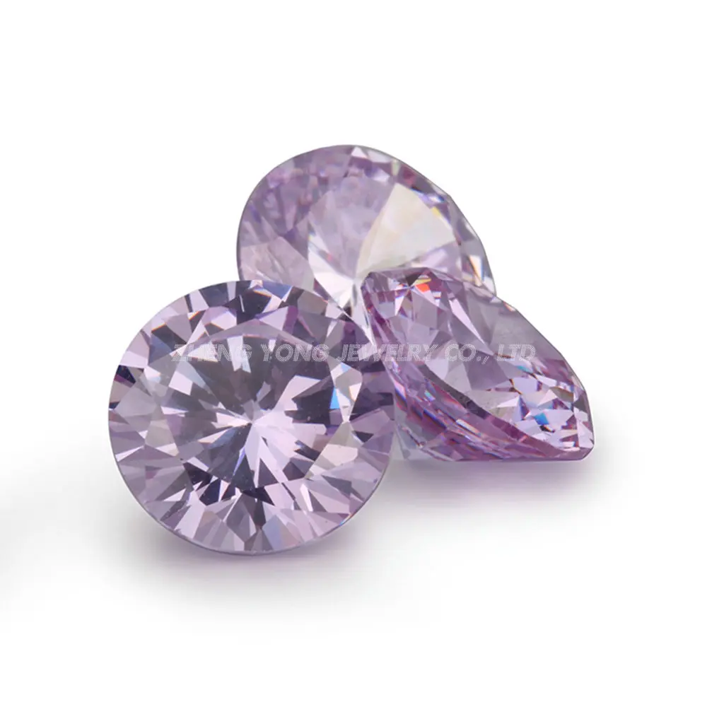Круглый полупрозрачный камень с фианитом 1 5 мм|cubic zirconia loose stones|loose stonescubic |