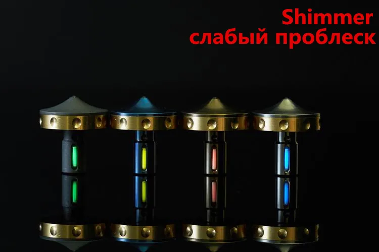 1 шт. портативный мини EDC гироскоп из титанового сплава креативный Настольный сбалансированный декомпрессионный игрушки может установить Тритий газовая трубка