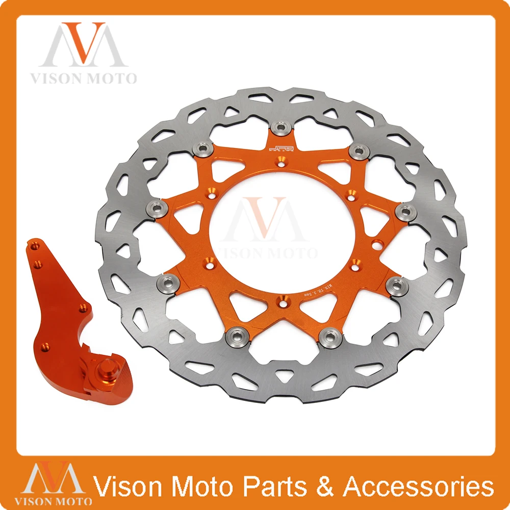 Плавающие тормозные диски 320 мм + кронштейн для KTM SX XC XCW SXF XCF XCFW EXC 125 144 150 200 250 300 350 450