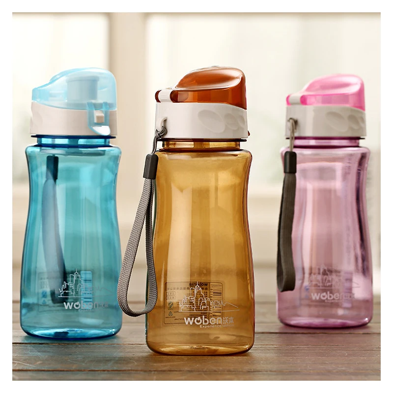 Пуэр Чай + МОК уплотнения Насадка Спорт Обложка Пластик Бутылки для воды 550 мл с