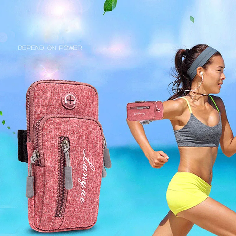 Универсальный чехол для телефона на руку спортивный беговой наручный держатель