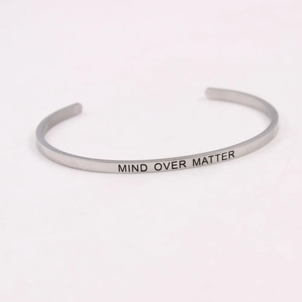 Браслет из нержавеющей стали с гравировкой Love is all we need Positive Inspirational Quote ручной
