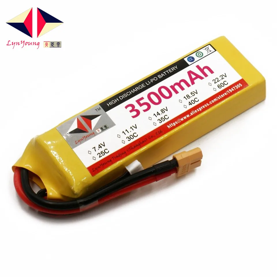 HX Lipo батарея 3S 11 1 V 3500mah 40C для радиоуправляемого дрона квадрокоптера вертолета