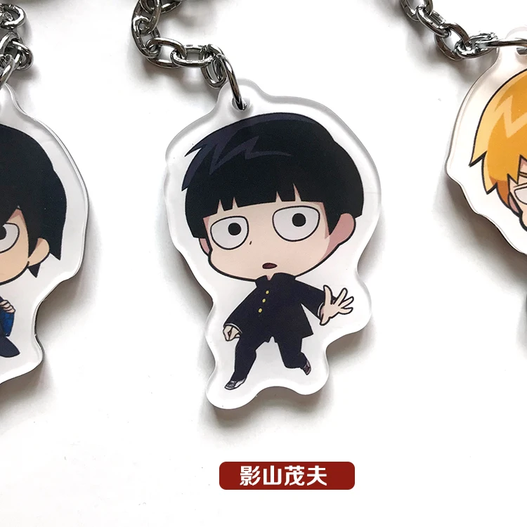 Аниме Mob Psycho 100 Kageyama Shigeo reigen arataka брелок для косплея акриловая фигурка подвеска