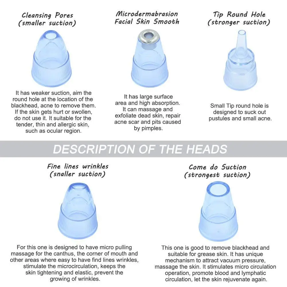 Beauty Comedo вакуумный отсос для угрей удаления алмазной дермабразии удаление