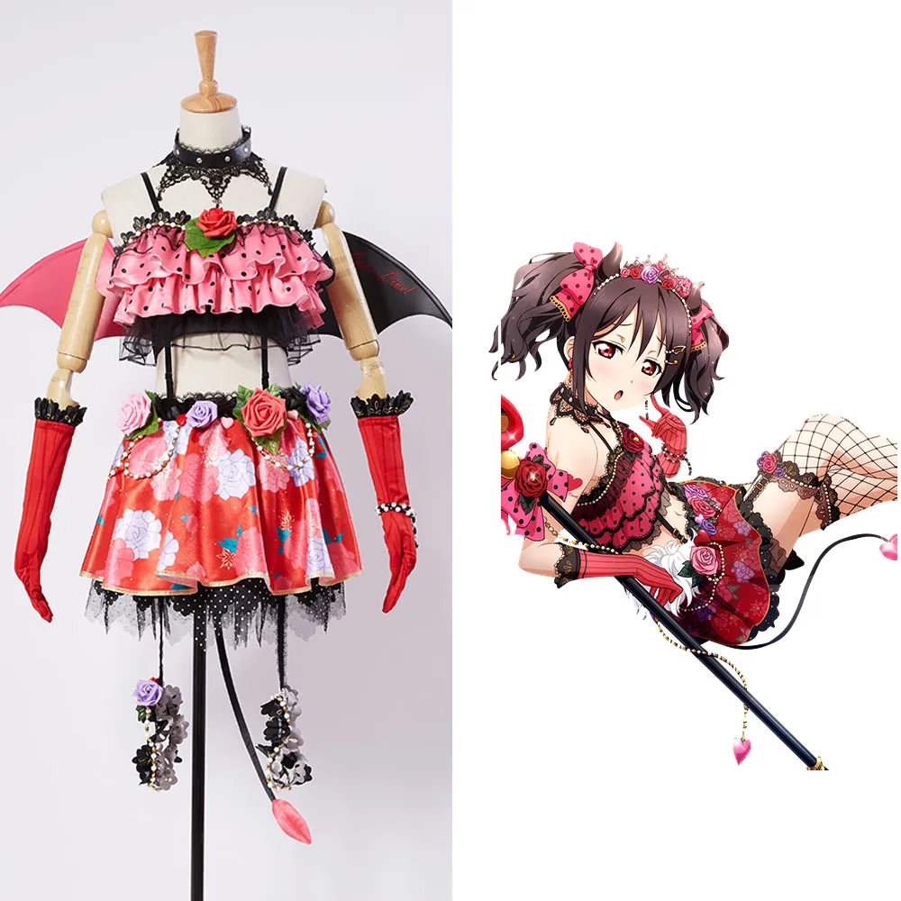 

Love Live! LoveLive новая трансформированная Униформа своего Нико Ядзава маленького демона костюм для косплея на Хэллоуин для женщин и мужчин полны...