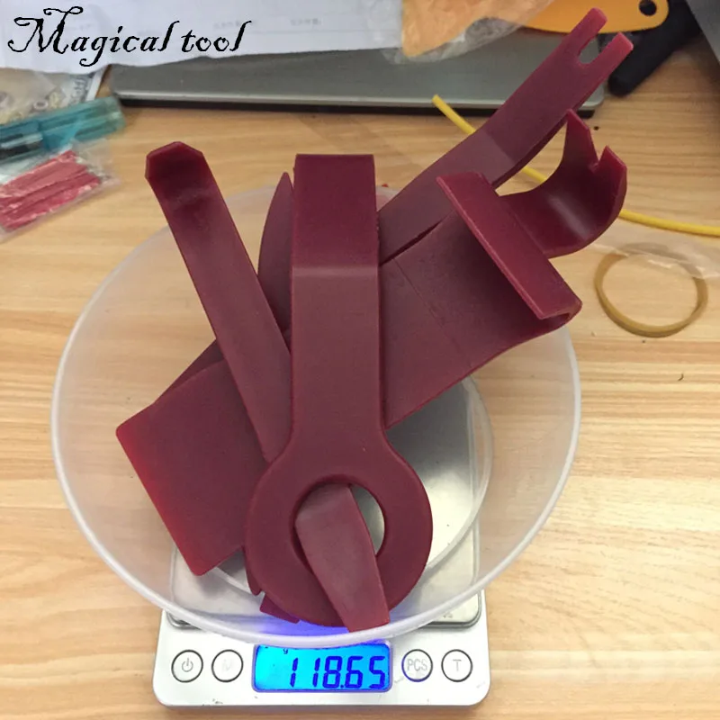 7 шт. жесткая пластиковая Автомобильная Радио-панель внутренняя дверная клипса