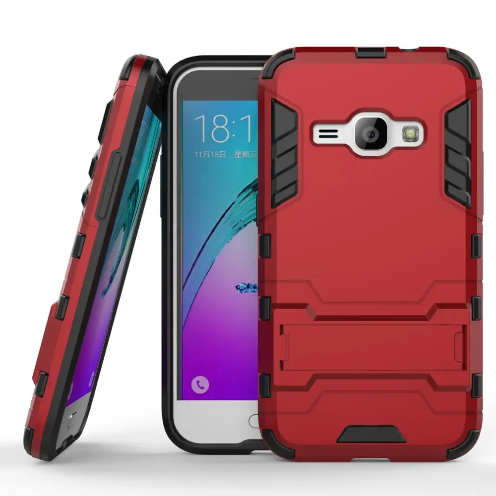 For Samsung Galaxy J1 2016 Case J120 J120F Slim Shockproof Robot Armor Hybrid Silicone Hard Phone Cover for |