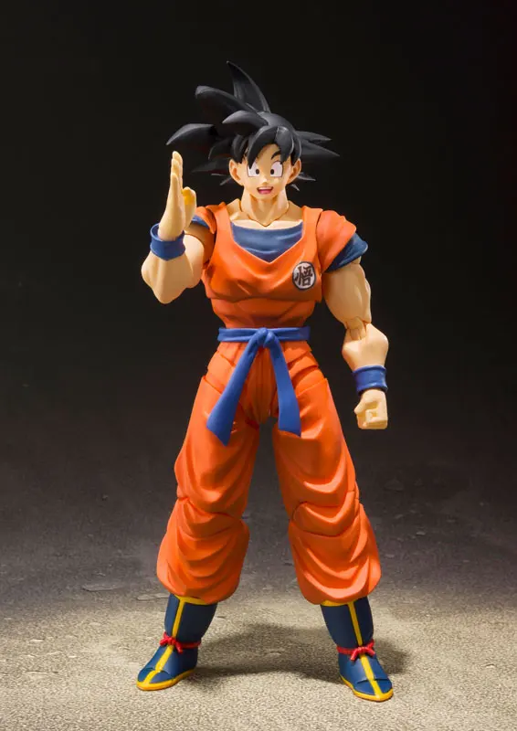 Аниме "Dragon Ball Z" BANDAI Tamashii нация S.H. Figuarts/SHF фигурка-Сон Гоку-сайян, поднятый на земле