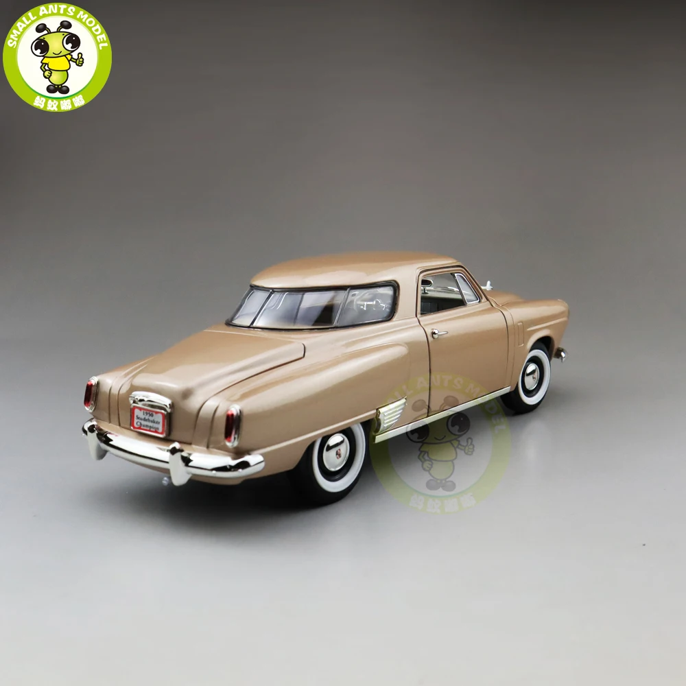 1/18 1950 STUDEBAKER Чемпион дорога Подпись литья под давлением Модель автомобиля игрушки мальчики девочки подарок