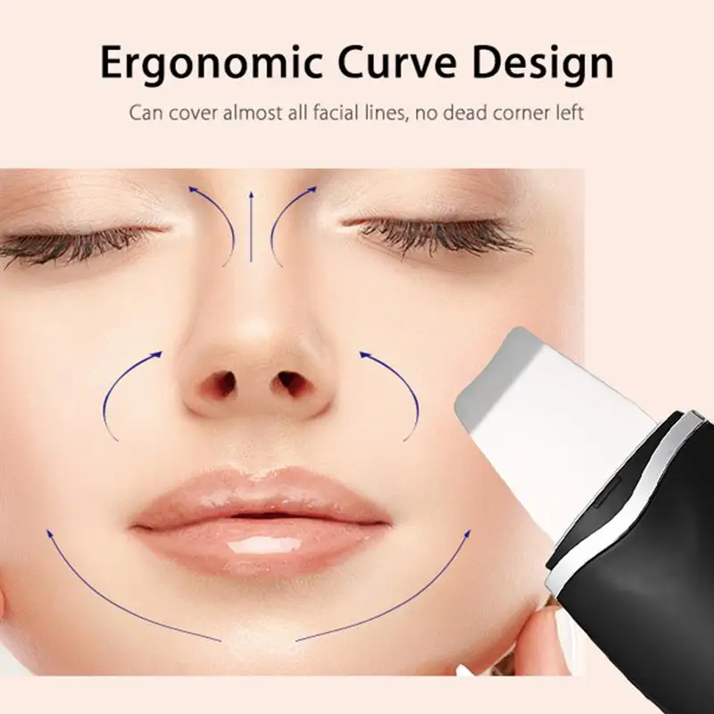 Ультразвуковой глубокий аппарат для чистки лица USB кожи скруббер удалить грязь