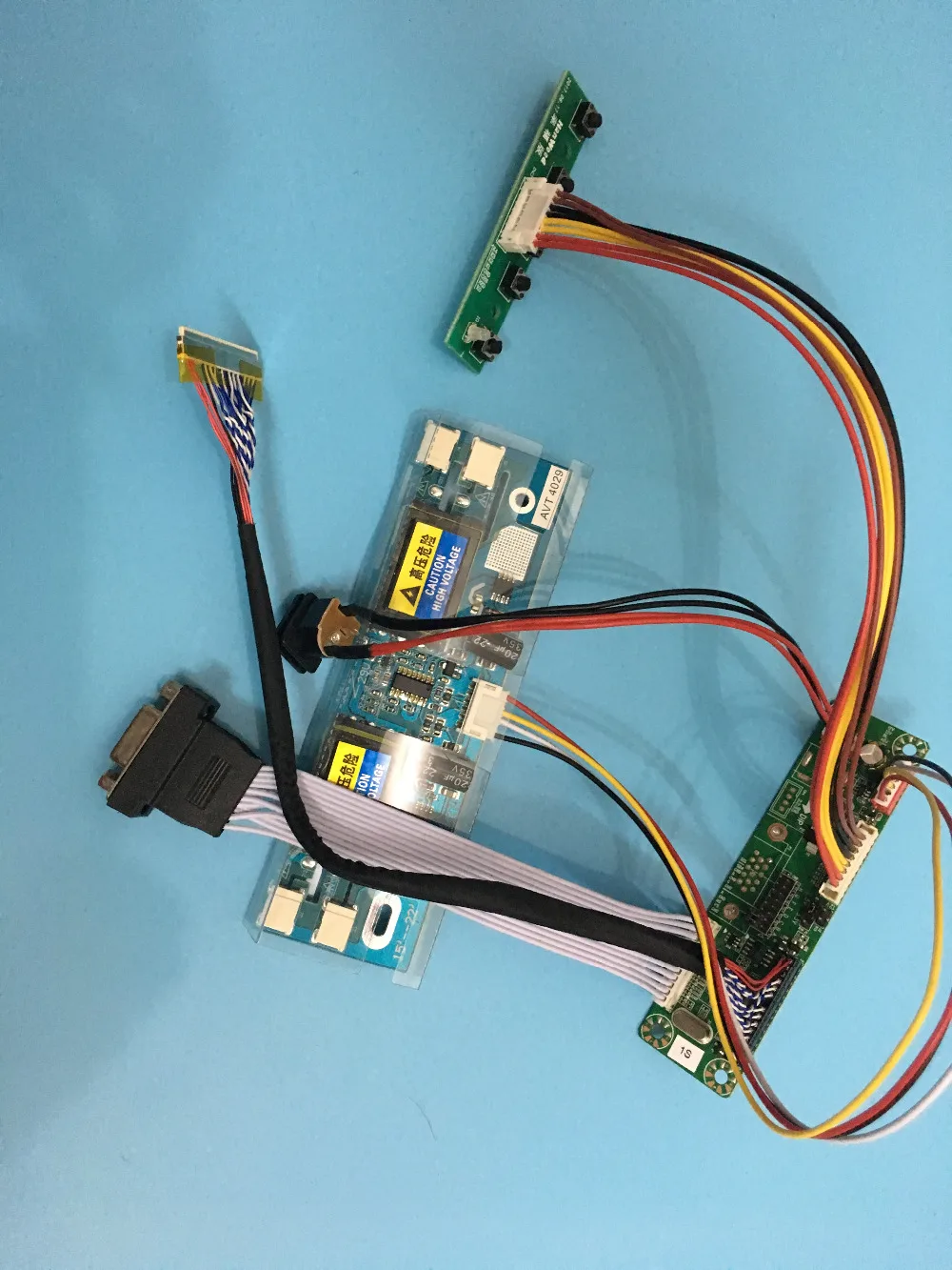 MT561 MD комплект платы драйвера ЖК монитора с клавиатурой VGA кабель 4 C инвертор