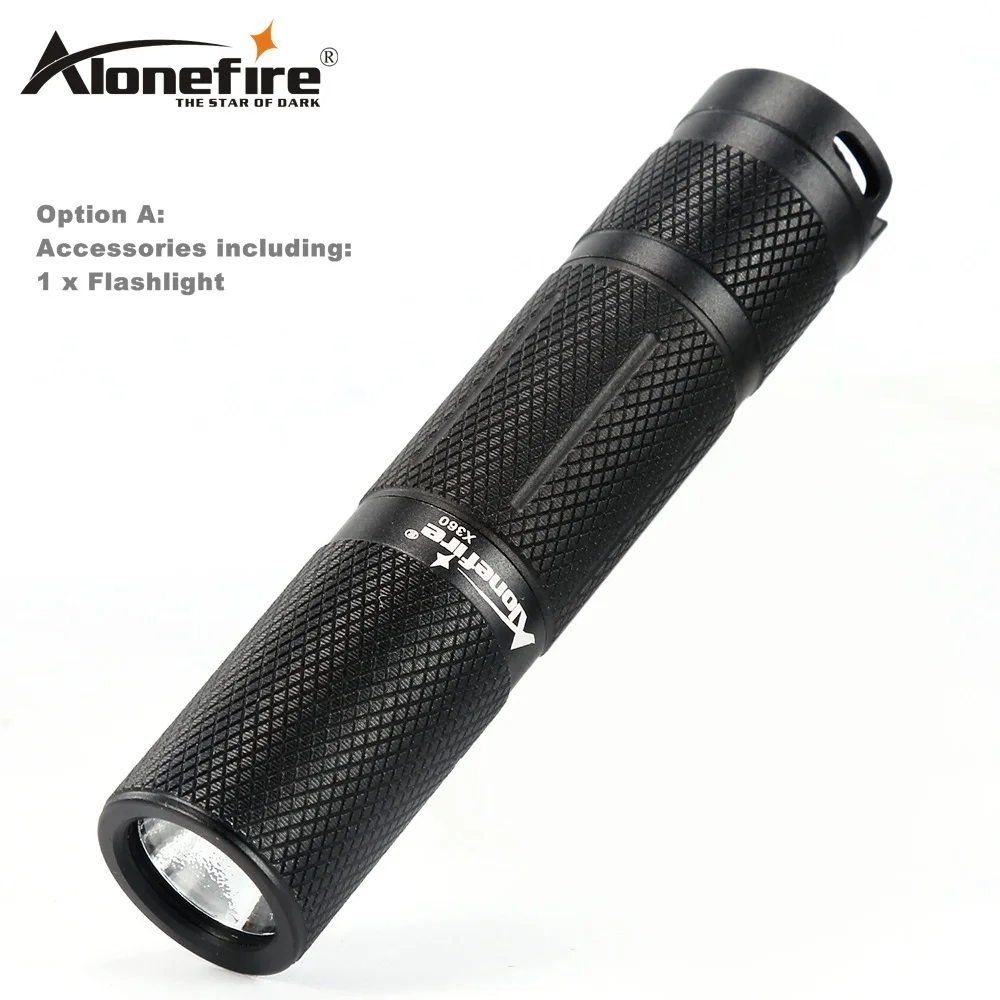 AloneFire X360 Водонепроницаемый CREE XP-G2 светодиодный врачей перо свет мини 5 режимов уличный фонарик Портативный AA батарея для кемпинга - Испускаемый цвет: Option A