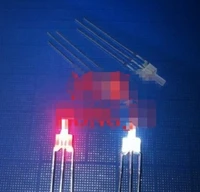 30100pcs bicolor 2 mm redwhite 3 lead diffused led diode common cathodeanode