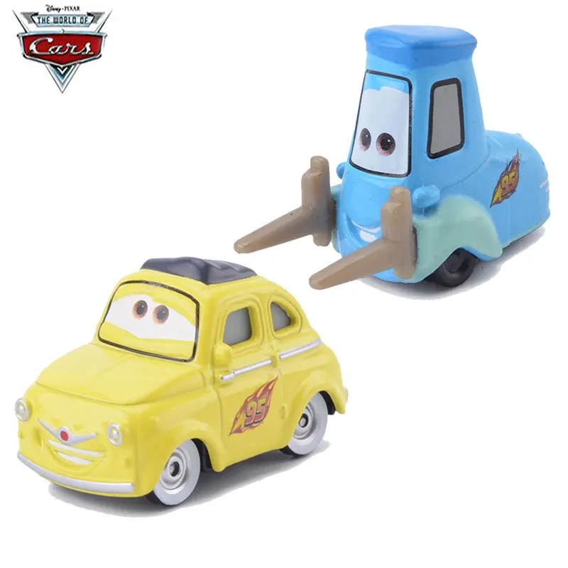 Disney машинок пиксара и с рисунками из мультфильма Тачки 2 шт милое мини погрузчик