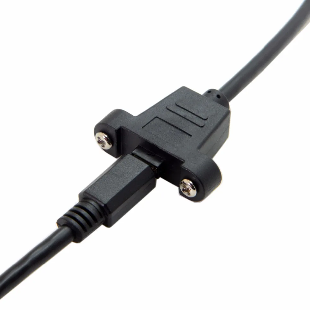 Micro USB 2 0 разъем для Женский Удлинительный кабель 300 см 50 с отверстием крепления на