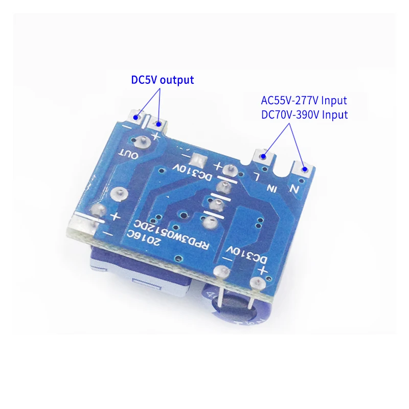 AC DC 12V 300mA / 5V 600mA изолированный импульсный модуль питания понижающий с регулятором