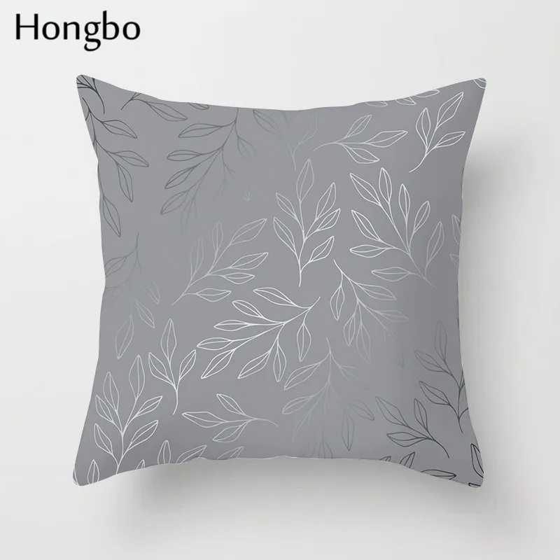 Hongbo специальное предложение рекламный цветок Геометрический стиль пледы наволочка квадратный наволочки индивидуальный подарок