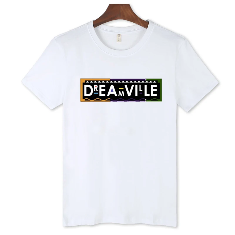 Высокое Качество Dreamville Футболки Мужчин О Шеи С Коротким Рукавом мужская Футболка