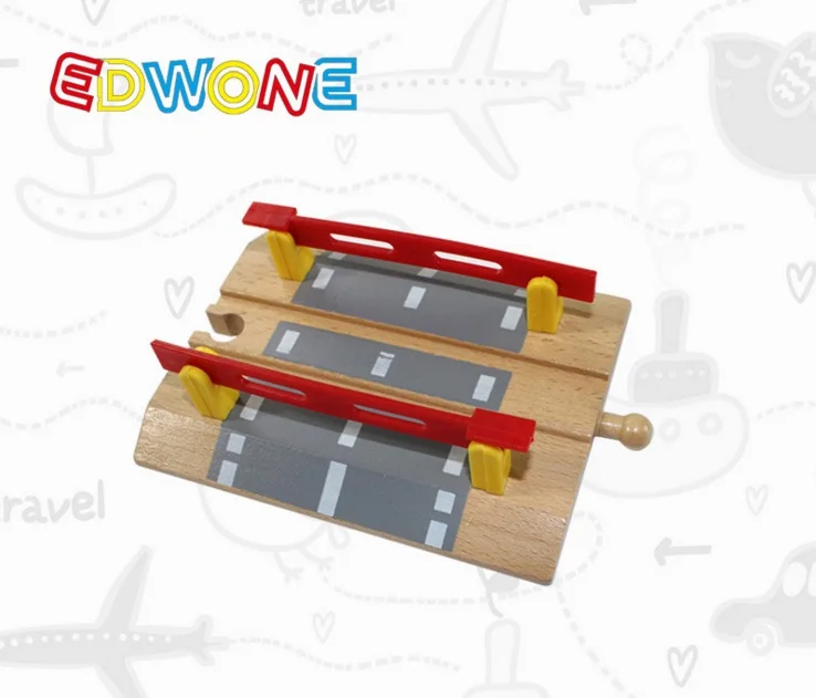 Поезд игрушки Железнодорожный трек TTC28 переход подходит для Brio Игрушки мальчиков