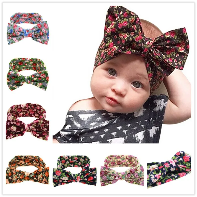 1 шт. эластичная повязка на голову с бантом для девочек|hair accessories|elastic headbandsheadband cotton