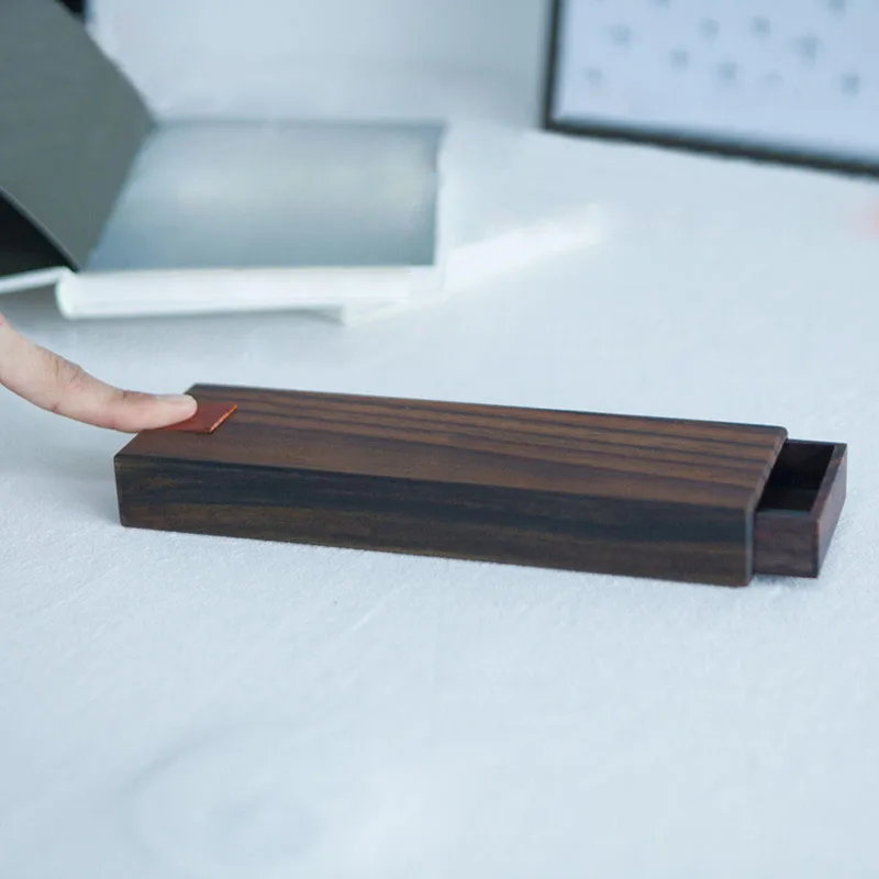 Винтажная деревянная Удобная коробка для хранения креативный Чехол-Карандаш