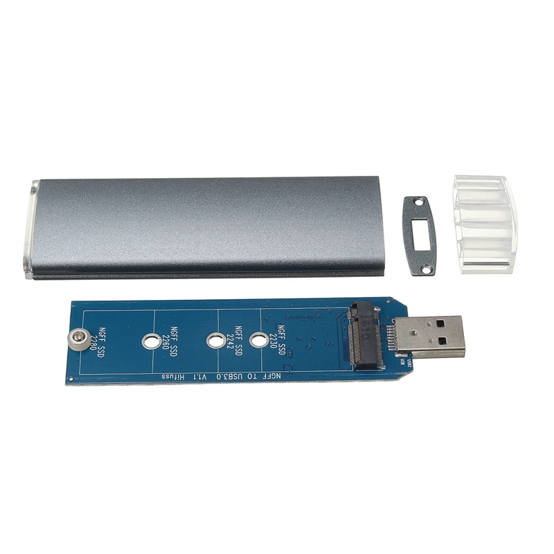 M.2 NGFF SSD SATA для USB 3,0 чехол-адаптер конвертер Внешний корпус чехол для хранения с отверткой