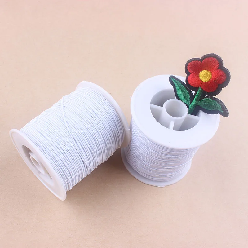 

0.8mm 1roll Elasticity Thread Crystal Beading Line 2 Colors Stretch Elastic Rope Cord Wire String Jewelry Findings Bracelet Z1