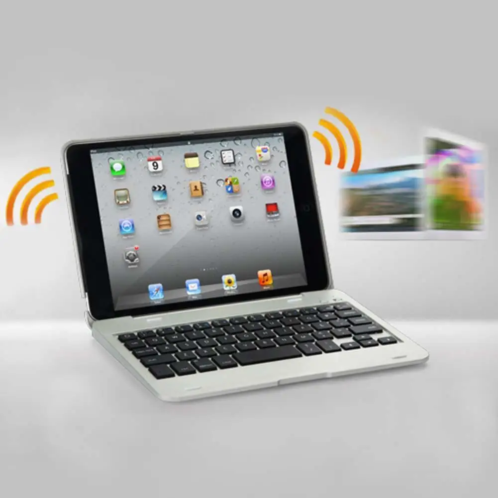 Складной беспроводной Перезаряжаемый чехол-клавиатура для iPad Mini E