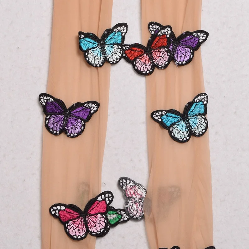 

Lolita Girls Butterfly Pattern Transparent Sheer Pantyhose Tights Sexy Stockings