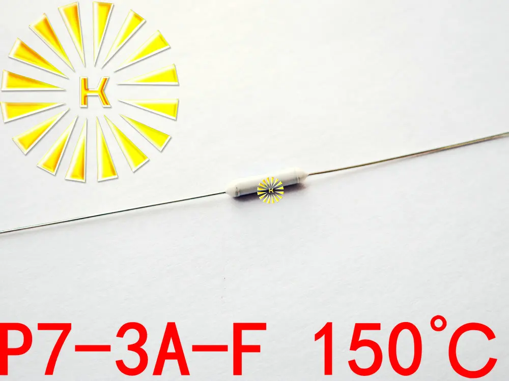 

100% Original P7-3A-F 150 degree Thermal-Links 3A 250V Resistance Temperature Fuse x 500PCS