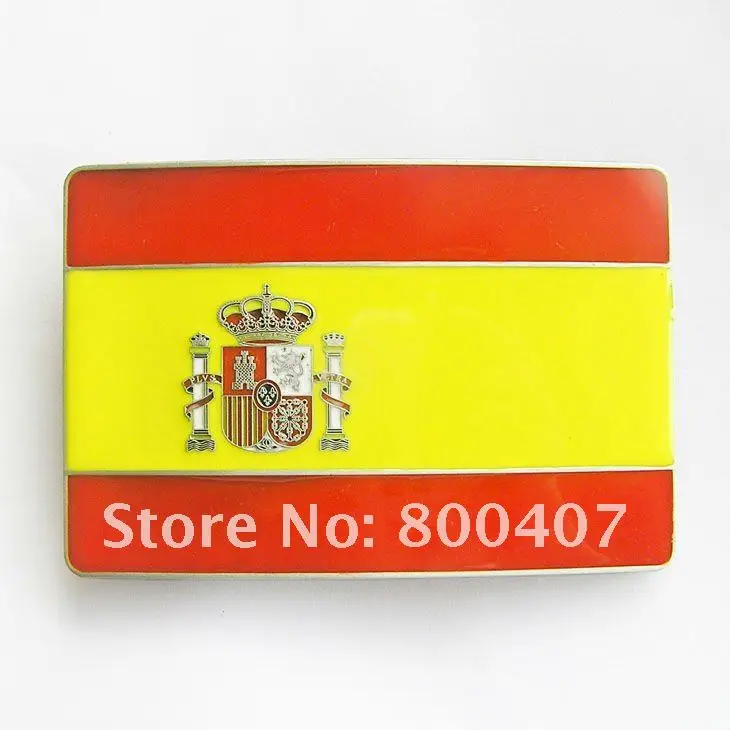 Розничная продажа ИСПАНИЯ Espana испанская пряжка для ремня в виде флага BUCKLE FG007