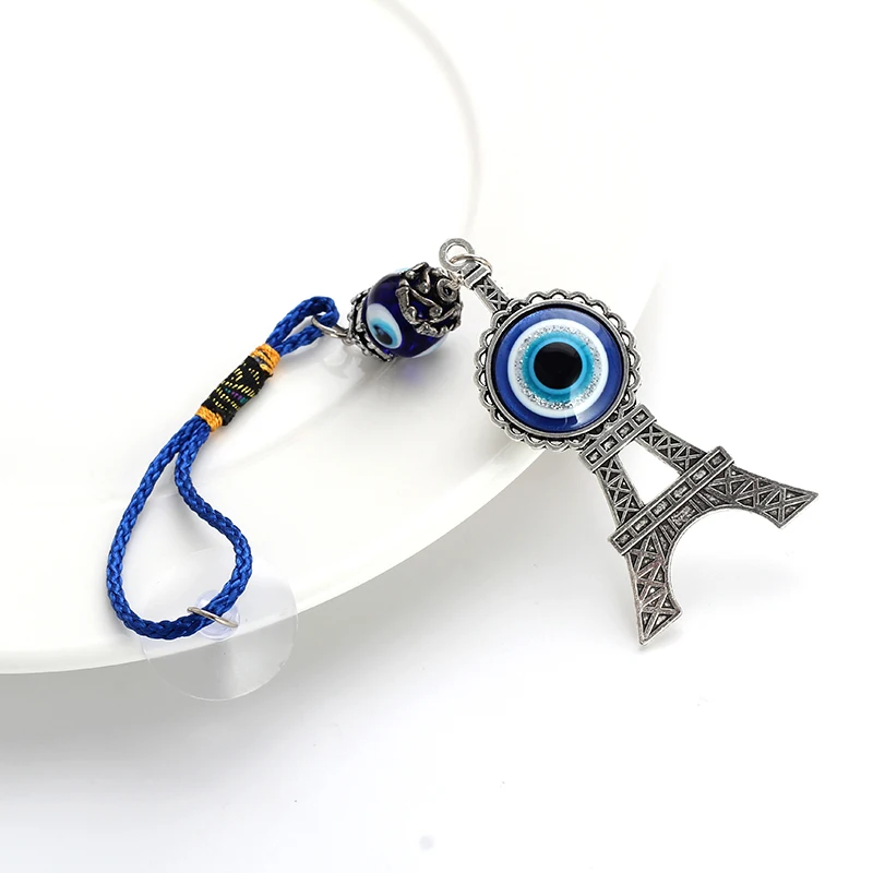 Счастливый глаз искусственный автомобильный брелок башня сглаза подвеска на