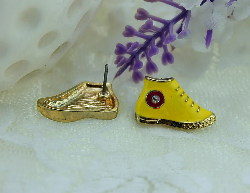 2015 Бесплатная доставка Мини желтые туфли женские серьги | Украшения и аксессуары