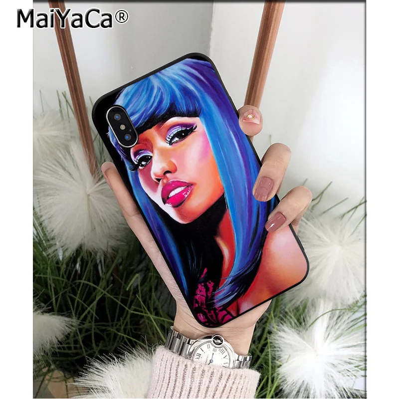 MaiYaCa сексуальный Звездный певец Nicki Minaj TPU мягкие Аксессуары для телефона чехол Apple